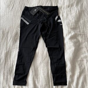 NWT Virus Intl. Black Men's Racer Tech Compression Pants Size XL